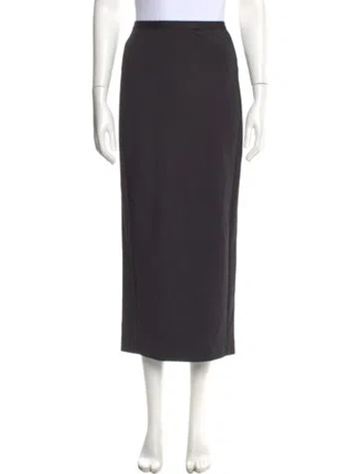 Pre-owned Max Mara Midi Length Skirt In Gray
