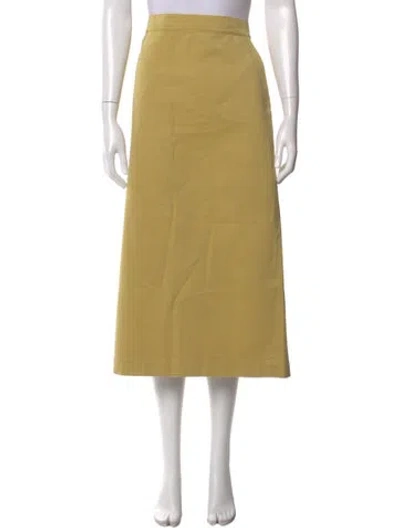 Pre-owned Max Mara Midi Length Skirt In Neutral