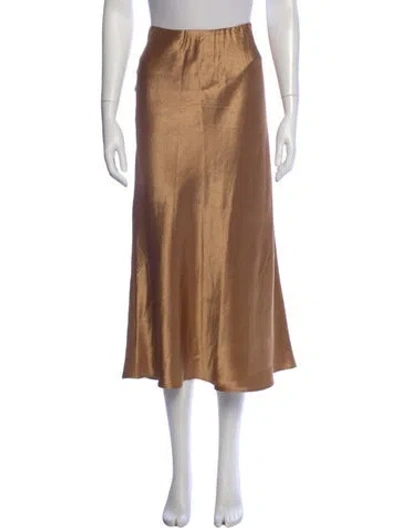 Pre-owned Max Mara Midi Length Skirt In Neutral
