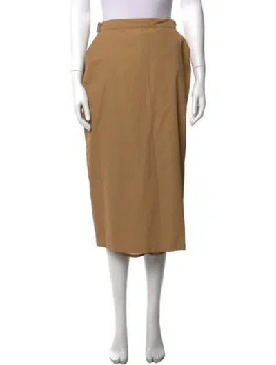Pre-owned Max Mara Midi Length Skirt In Neutrals