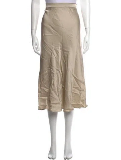 Pre-owned Max Mara Midi Length Skirt In Neutrals