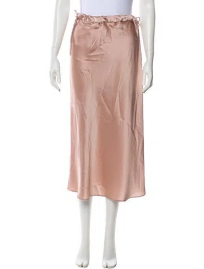 Pre-owned Max Mara Midi Length Skirt In Pink