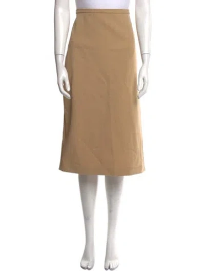 Pre-owned Max Mara Midi Length Skirt W/ Tags In Neutral