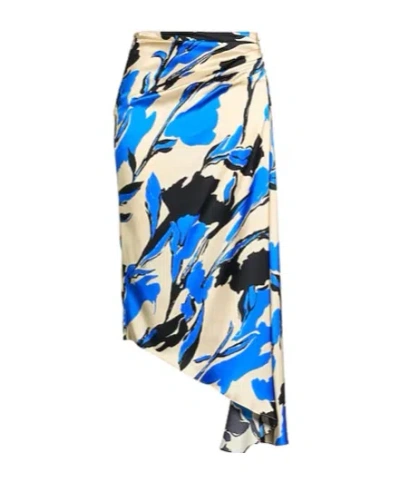 Max Mara Midi Skirt In Blue