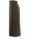 MAX MARA MIDI SKIRT MAX MARA "COGNAC"