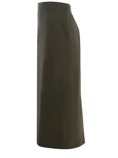 Max Mara Midi Skirt  "cognac"