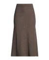 Max Mara Dorina Cashmere-blend Skirt In Brown