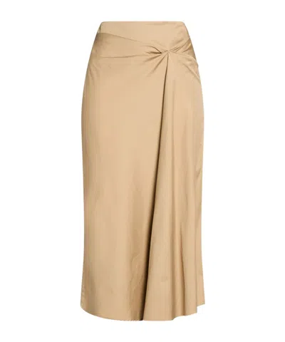 Max Mara Midi Skirts In Neutral