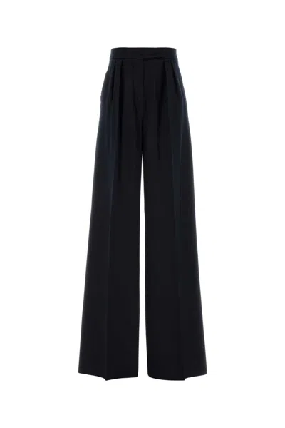 MAX MARA MAX MARA MIDNIGHT BLUE CAMEL ORI WIDE-LEG PANT
