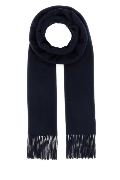 Max Mara Midnight Blue Cashmere Dalia Scarf In Purple