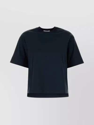 MAX MARA MIDNIGHT BLUE COTTON MASER T-SHIRT