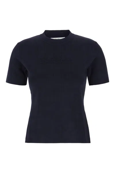 Max Mara Midnight Blue Stretch Viscose Blend T-shirt