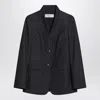Max Mara Midnight Jacket In Denim Effect In Black