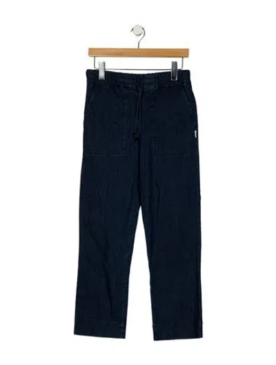 Pre-owned Max Mara Mid-rise Straight Leg Jeans In Blue