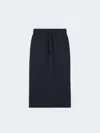 Max Mara Milano-knit Jersey Skirt In Blue
