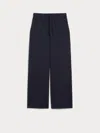 Max Mara Milano-knit Jersey Trousers In Blue