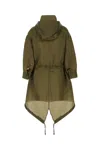 Max Mara Oversize Parka In Sheer Organza In 002