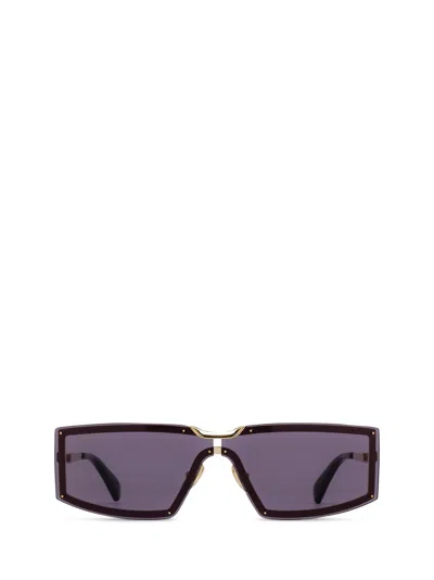 Max Mara Miller 1 Rectangular Frame Sunglasses In Purple