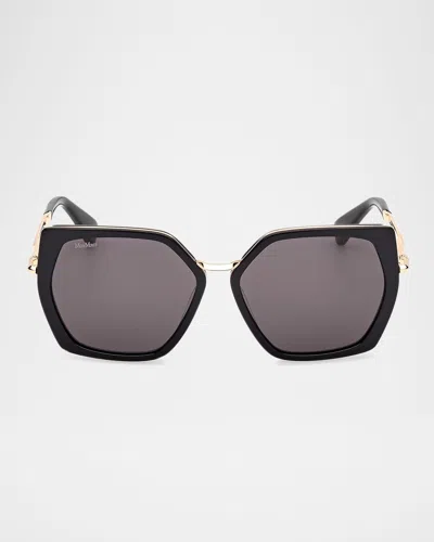 Max Mara Miller-5 Acetate Square Sunglasses
