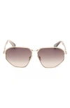 Max Mara Miller 54mm Navigator Sunglasses