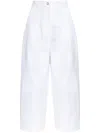 Max Mara Weite Hose Mina Aus Einem Baumwollgemisch
