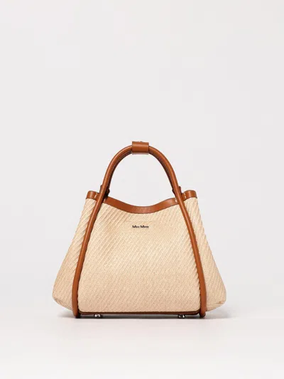 Max Mara Mini Bag Woman Natural In White