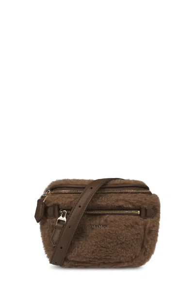 Max Mara Mini Banane Belt Bag In Camel