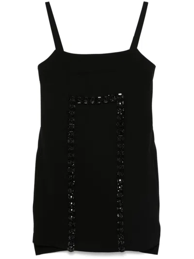 Max Mara Mini Dress In Black
