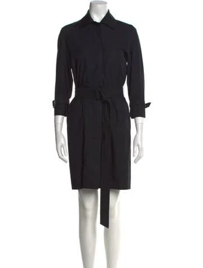 Pre-owned Max Mara Mini Dress In Black