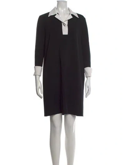 Pre-owned Max Mara Mini Dress In Black