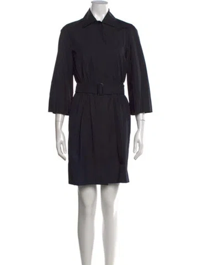 Pre-owned Max Mara Mini Dress In Black