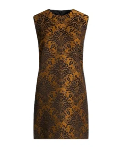 Max Mara Mini Dress In Brown