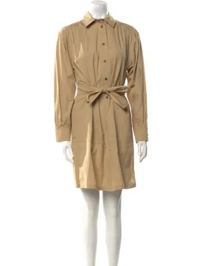 Pre-owned Max Mara Mini Dress W/ Tags In Neutral