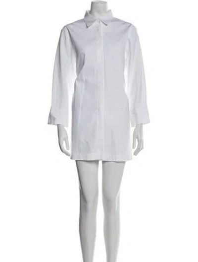 Pre-owned Max Mara Mini Dress In White