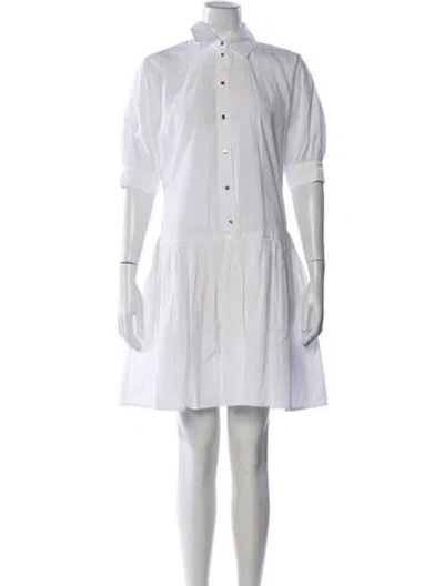 Pre-owned Max Mara Mini Dress In White