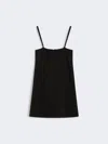 Max Mara Mini Dress With Cut Out In Black