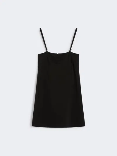 Max Mara Mini Dress With Cut Out In Black