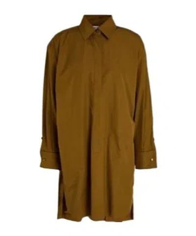 Max Mara Mini Dresses In Brown