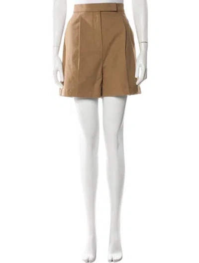 Pre-owned Max Mara Mini Shorts In Brown
