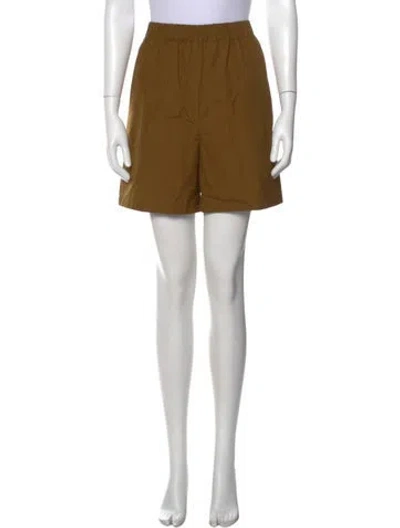 Pre-owned Max Mara Mini Shorts In Brown