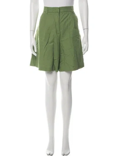 Pre-owned Max Mara Mini Shorts In Green