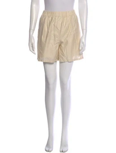 Pre-owned Max Mara Mini Shorts In Neutral
