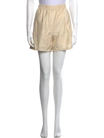Pre-owned Max Mara Mini Shorts In Neutrals