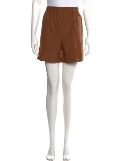 Pre-owned Max Mara Mini Shorts W/ Tags In Brown