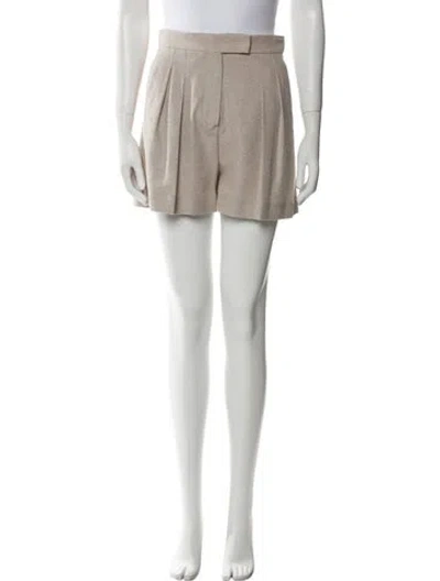 Pre-owned Max Mara Mini Shorts W/ Tags In Neutral