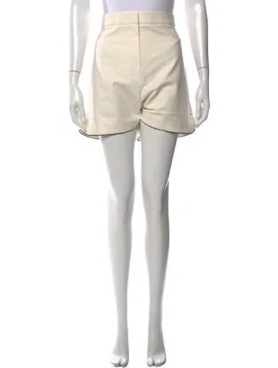 Pre-owned Max Mara Mini Shorts W/ Tags In Neutrals
