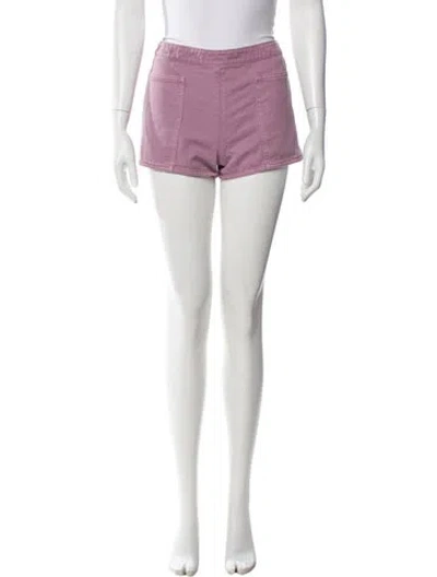 Pre-owned Max Mara Mini Shorts W/ Tags In Pink