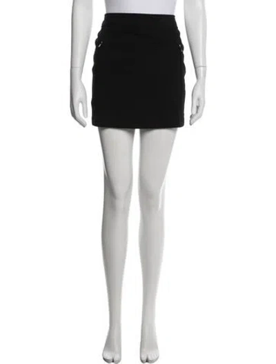 Pre-owned Max Mara Mini Skirt In Black
