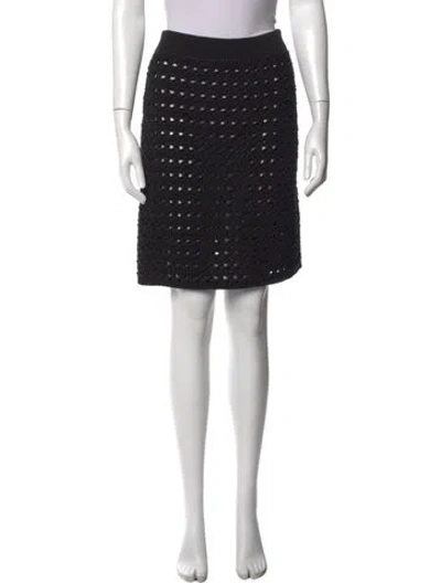 Pre-owned Max Mara Mini Skirt In Black
