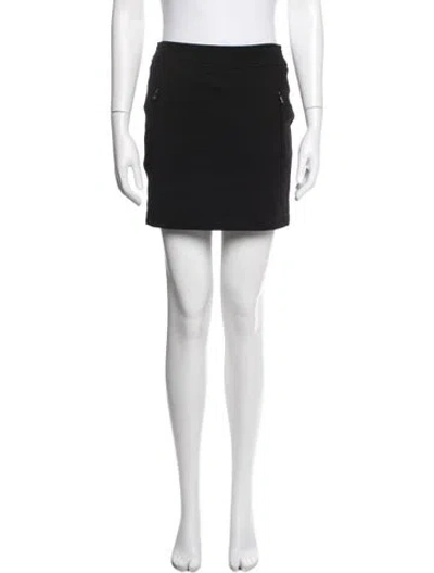Pre-owned Max Mara Mini Skirt In Black